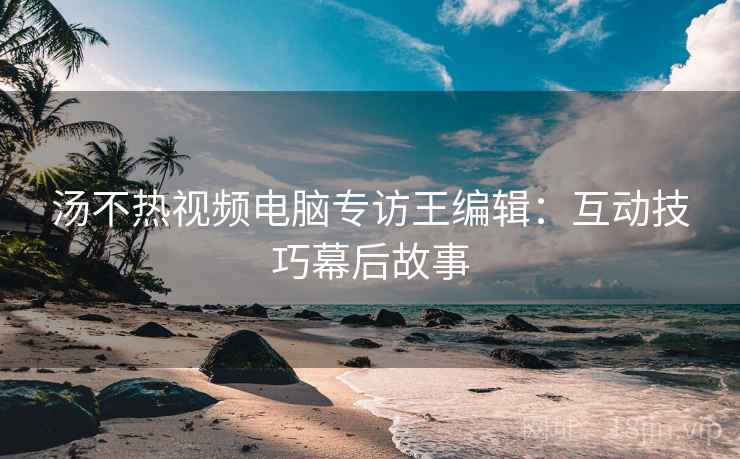 汤不热视频电脑专访王编辑：互动技巧幕后故事