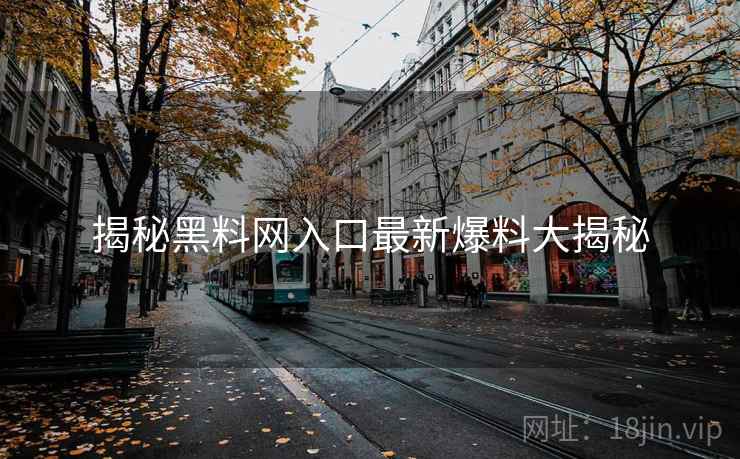 揭秘黑料网入口最新爆料大揭秘